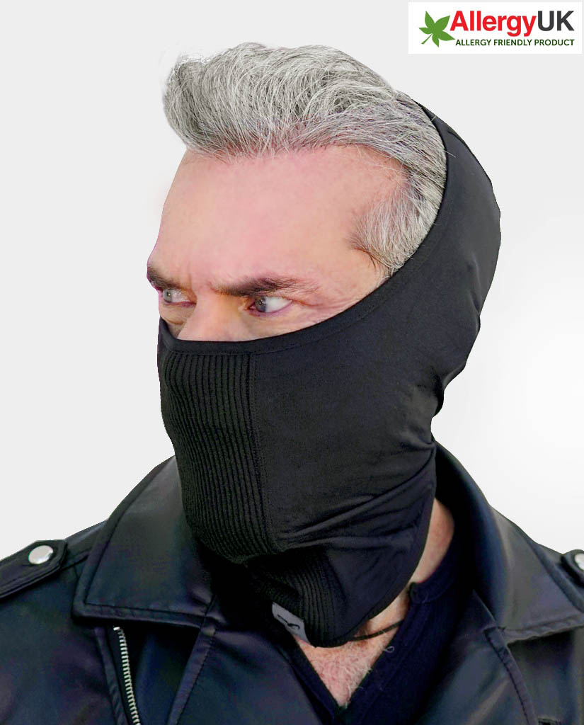 Masque facial cagoule, Guêtre de cou rafraîchissante d'été, écharpe de ski  de moto Uv Protector pour hommes / femmes noir
