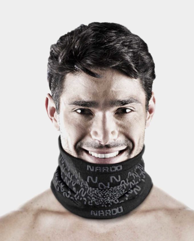 NAROO E9 - črna, elegantna športna maska ​​za hladno vreme, cevasta z 99% UV zaščito