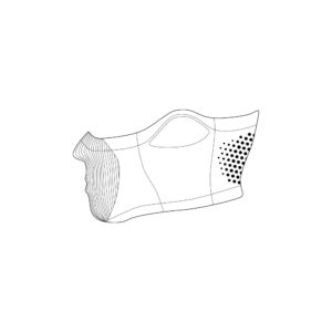 NAROO F5s - tüm hava, bisiklet, kirlilik, polen, kirlilik için spor maskesini filtrelemek için grafik