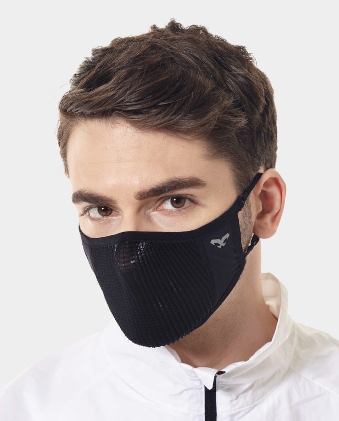 NAROO N0U - black UV protection sports mask for cycling in the summer and spring
