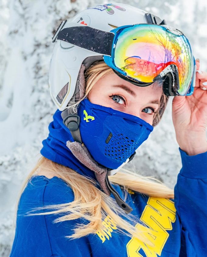 Maschera da Sci ergonomica con Funzione antipelucchi Passamontagna Outdoor per Sport Invernali Ultrasport Balaclava per Sci e Snowboard in Micropile 