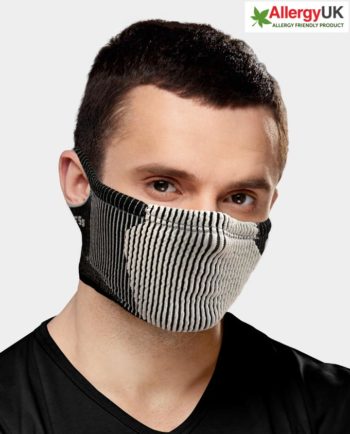 Cycling Dust Mask Sports Face Cover Mask with 6 Filters - Black