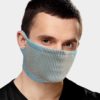 F5s Cool Face Shield short fit filtering sports mask for sport in hot weather sky beige