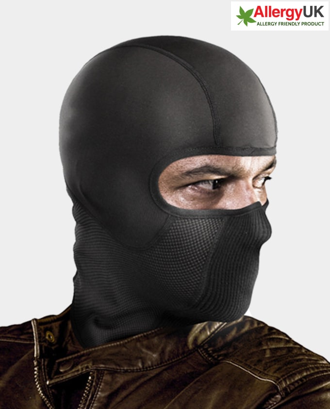 waschbar,Universalgröße Balaclava Gesichtschutz Facemask,Sturmhaube schwarz 
