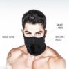 NAROO T-BONE5+ - functions of Black anti-fog sports mask for skiing and snowboarding in the snow and winter