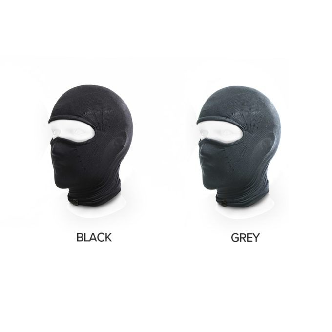 NAROO X3f - melna pelēka sporta maska ​​slēpošanai un snovbordam sniegā un ziemā
