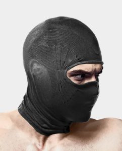 Military Balaclava NAROO X3f - black sports mask for skiing and snowboarding in the snow and winter