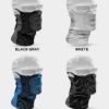 NAROO X5 - black-grey, black-blue, black-red, black-yellow, black-orange sports mask for UV protection, all-weather, mesh fabric, quick-dry fabric, and ear loops