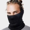 X9 Reversible Breathable Winter Neck Warmer for skiing and snowboarding black