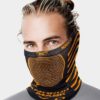X9 Reversible Breathable Winter Neck Warmer for skiing and snowboarding orange