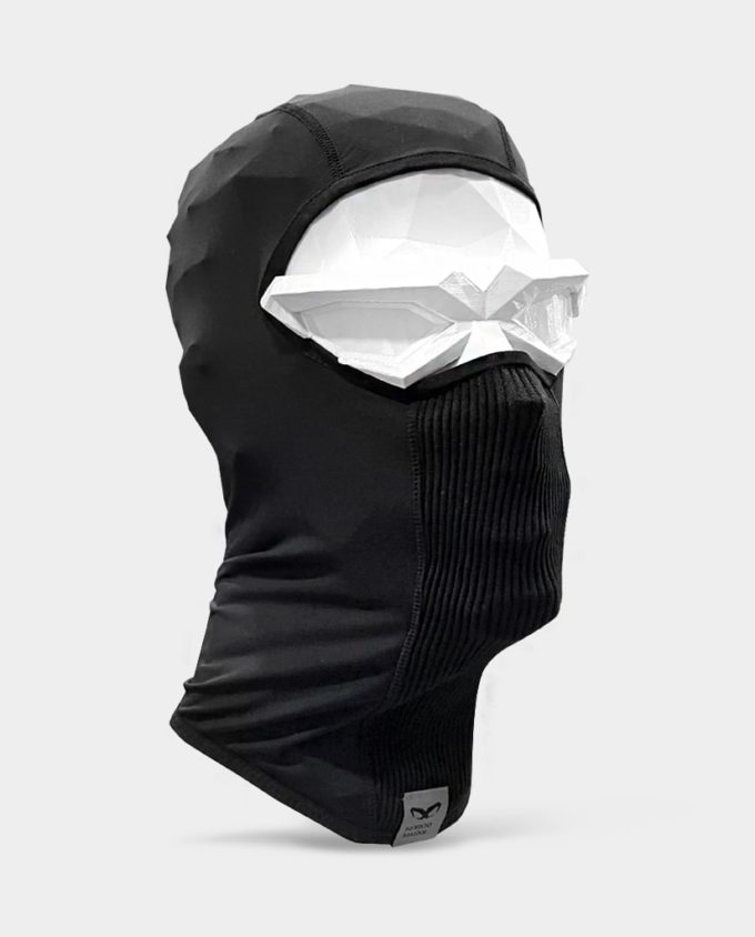 Designer Cotton Balaclava Motorcycle Motorbike Textile Helmet Head Cover Black 