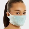 N1S Sports Absolute Breathable Face Shield with Holes light blue