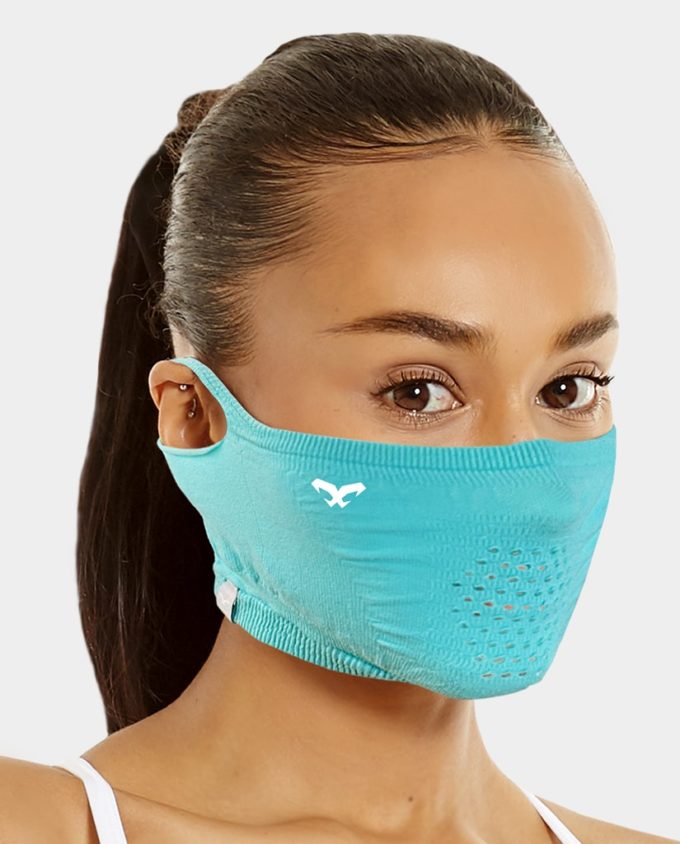 N1S Sports Absolute Breathable Face Shield with Holes mint
