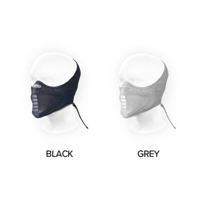NAROO R5 - černošedá maska ​​proti zamlžování pro lyžování a snowboarding na sněhu a v zimě
