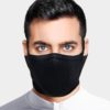 X5s Cover-up Reversible sports face shield for cycling and running black