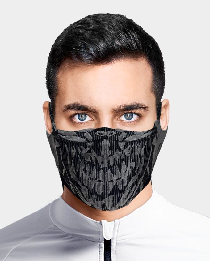 X5s Cover-up Reversible sports face shield for cycling and running skull