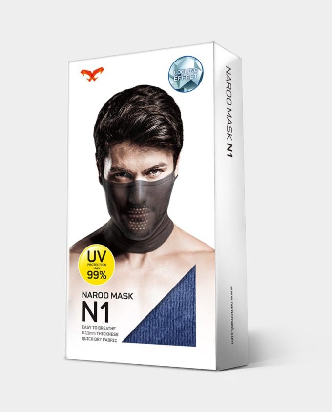 N1 - Extra Breathable Ultra Thin Summer Neck Gaiter with Holes package