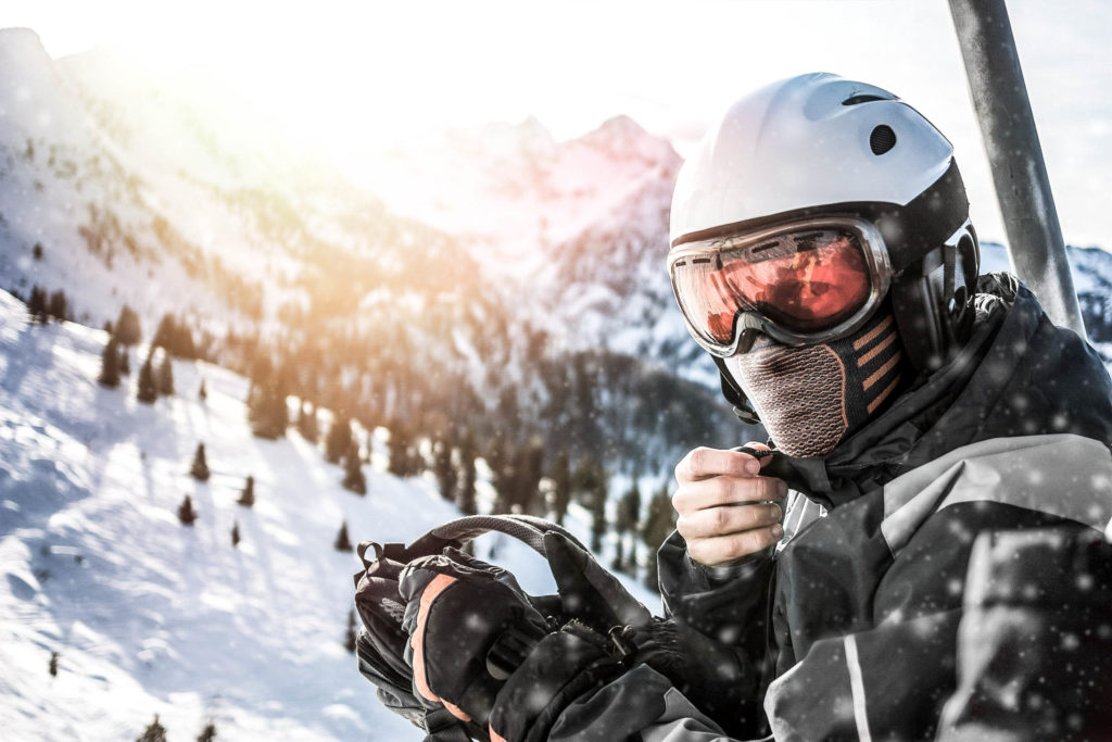 NAROO X9 -winter sports mask for skiing and snowboarding in the snow and winter, UV protection