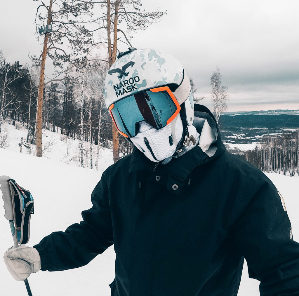 NAROO Z9H - anti-fog sports mask for skiing and snowboarding in the snow and winter