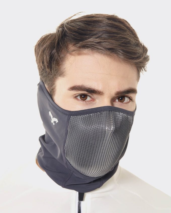NAROO N0 - gray UV protection sports mask for running, cycling, fishing in the summer and spring