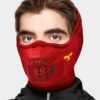 Neck Warmer Gaiter Balaclava for Skiing & Snowboarding -NAROO Z5H - Black anti-fog sports mask for skiing and snowboarding in the snow and winter Samba