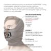 NAROO Z5H - infographic for anti-fog sports mask for skiing and snowboarding in the snow and winter