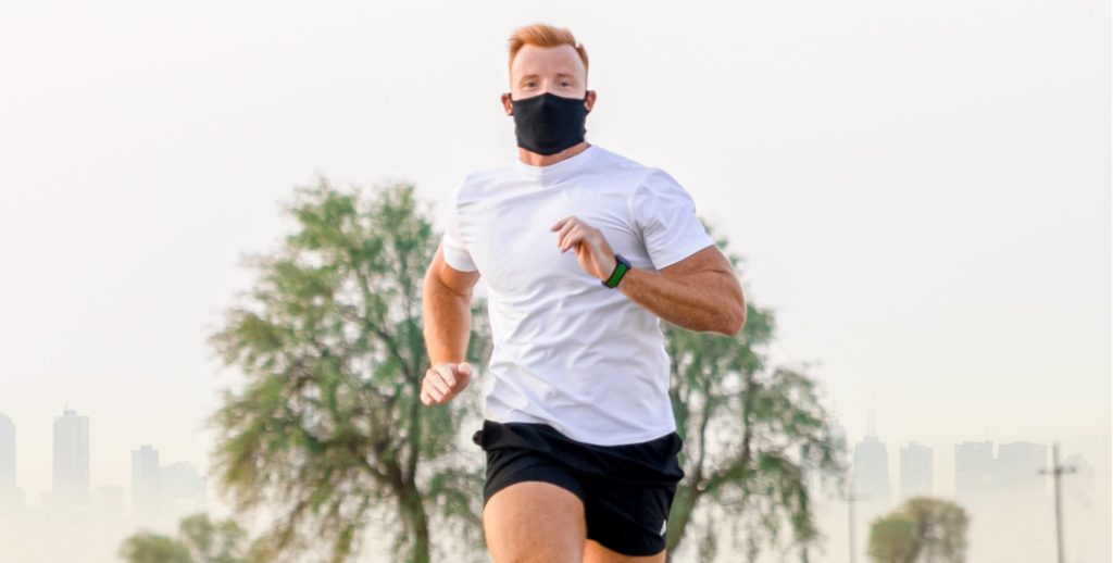 NAROO F5S -Sports Mask for Running for all-weathers with Pollen, Pollution, UV-Protection