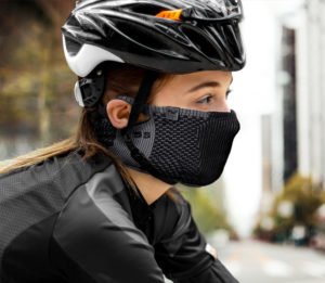 NAROO F5s - black and gray short fit Blue-white filtering sports mask for running and cycling in summer and spring.jpg
