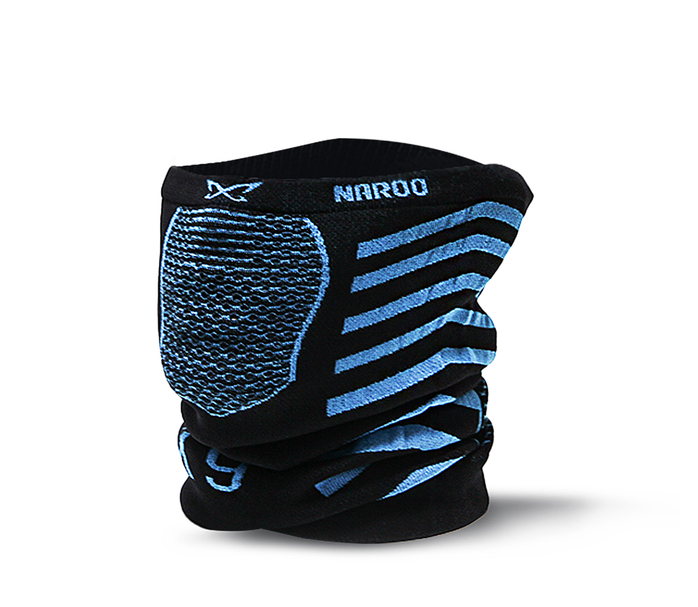 NAROO X9 - black-blue sports mask for winter, cold weather, wind break, dust block, compression fabric, moisture-wicking for cycling.jpg