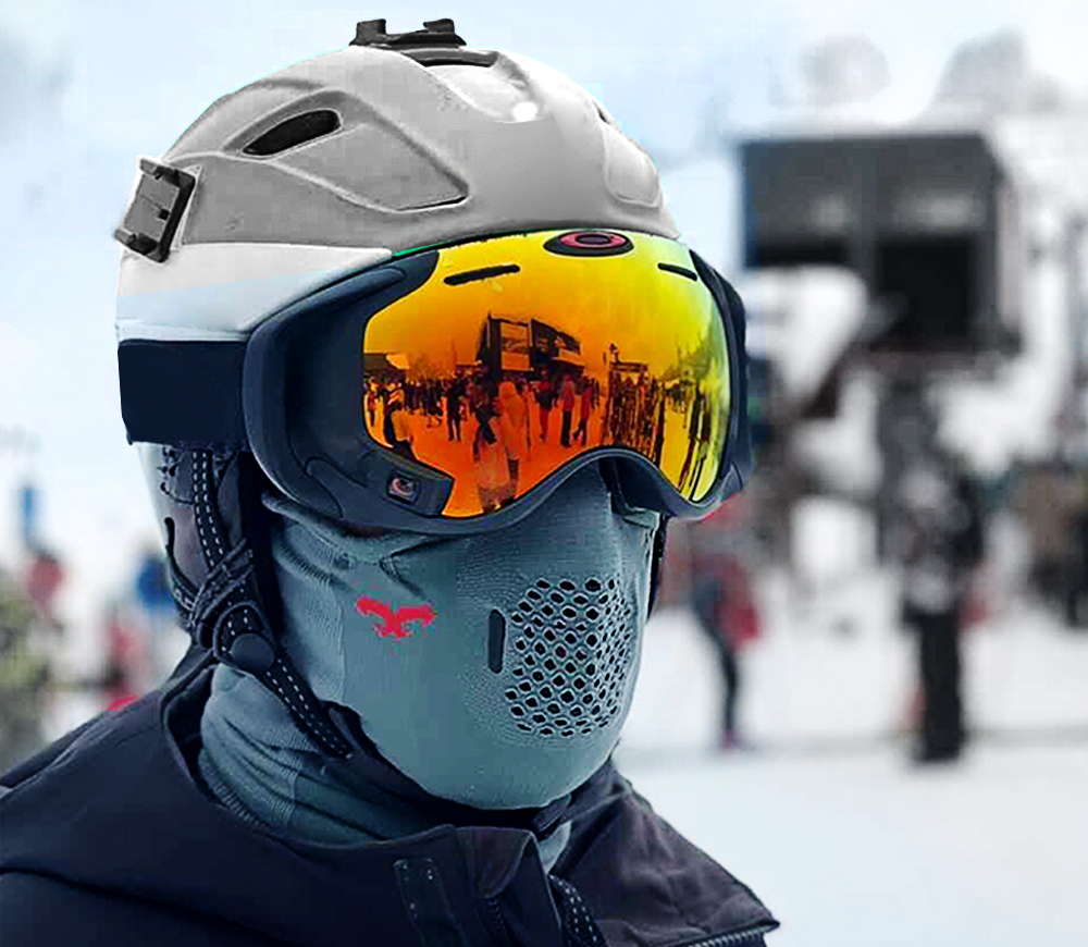 Ski Snowboard Motorcycle Biker Winter OutdoorSport Face Mask Neck Warmer HY 