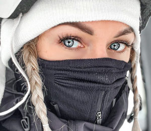 NAROO Z9H - czarna sportowa maska ​​przeciwmgielna do jazdy na nartach i snowboardzie w śniegu i zimie i mrozie blog