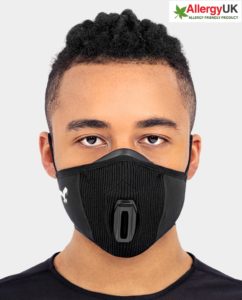 maschere facciali per allergie Maschera sportiva filtrante traspirante con camera d'aria 3D e valvola di espirazione - NAROO FZ1 (10)