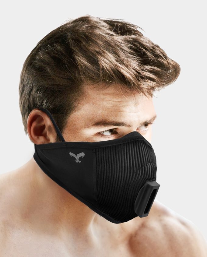 pelindung wajah terbaik Breathable Filtering Sports Face Mask dengan 3D Air-Room & Exhalation Valve - NAROO FZ1 (11)