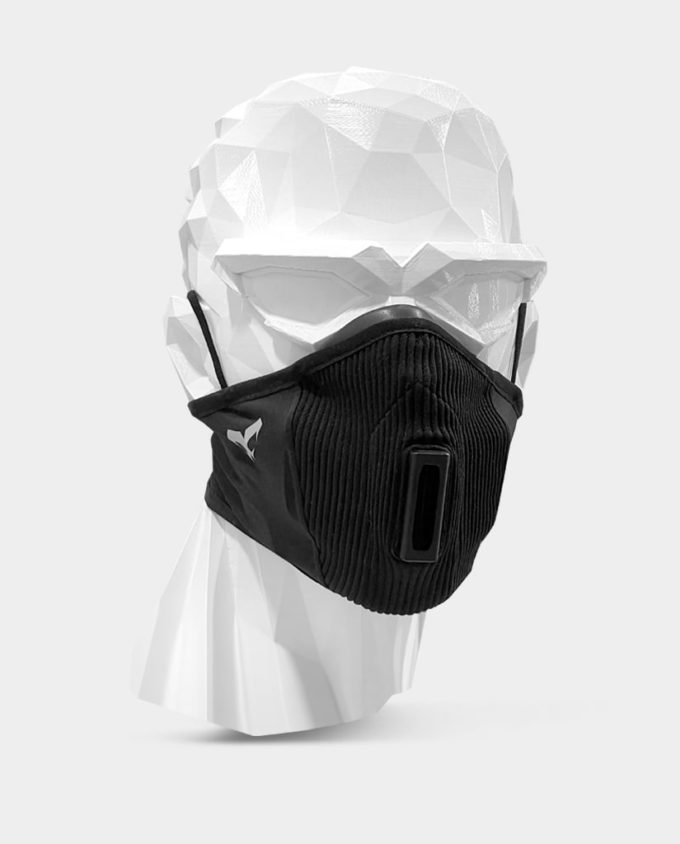 Diha filtrirna športna obrazna maska ​​s 3D zračnim prostorom in izdihalnim ventilom - NAROO FZ1s (13)