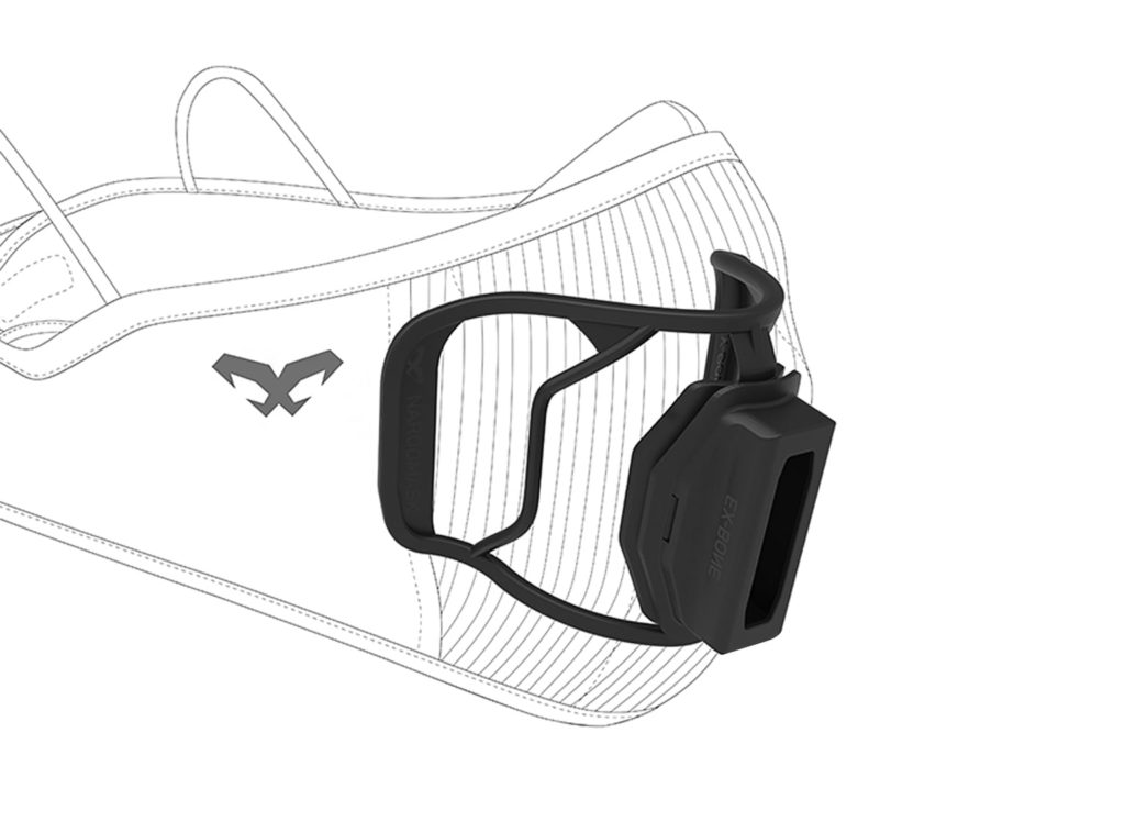 Breathable Filtering Sports Face Mask with 3D Air-Room & Exhalation Valve - NAROO FZ1s (2)