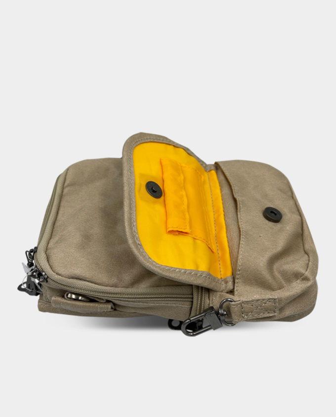 NAROO Sideflip - 멀티 포켓 가죽 지갑 허리 가방 엉덩이 가방 시티 파우치