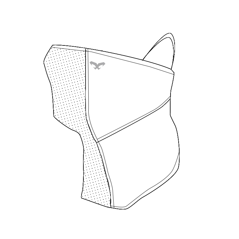 Cool Summer Neck Gaiter w. Earloops & Ventilation [NAROO N2]